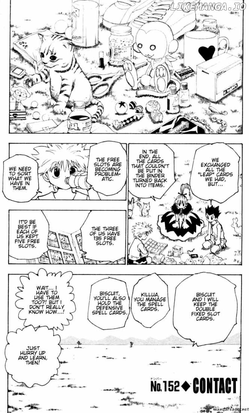 Hunter x Hunter, Chapter 152 image 01